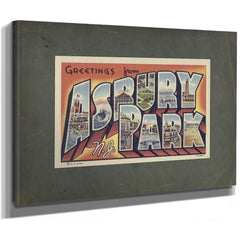 New Jersey Asbury Park — Stretched Canvas Print | Bella Frye