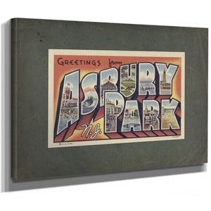 New Jersey Asbury Park — Stretched Canvas Print | Bella Frye