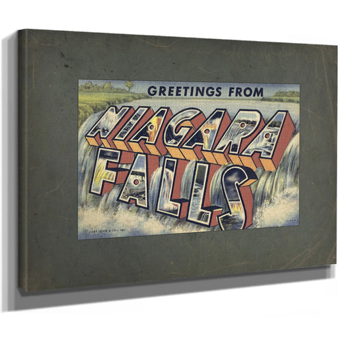 New York Ni Agra Falls — Stretched Canvas Print | Bella Frye