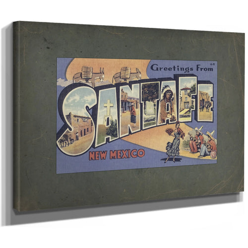 New Mexico Santa Fe — Stretched Canvas Print | Bella Frye