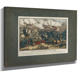 Battle of Fredericksburg Va Dec 13th 1862 1862 — Stretched Canvas Print | Bella Frye