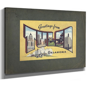 Oklahoma Tulsa — Stretched Canvas Print | Bella Frye