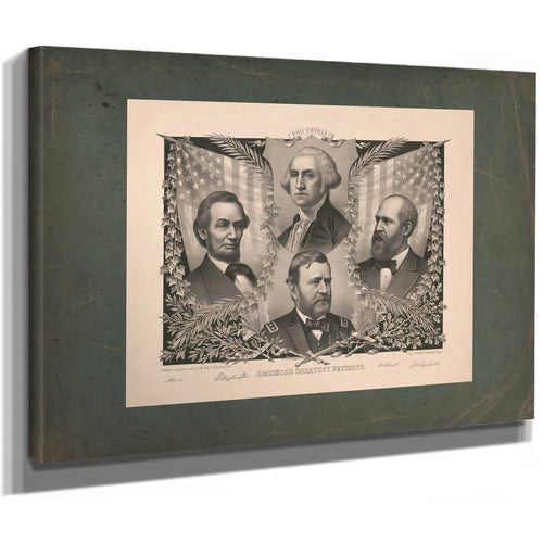 Americas Greatest Patriots 189 — Stretched Canvas Print | Bella Frye