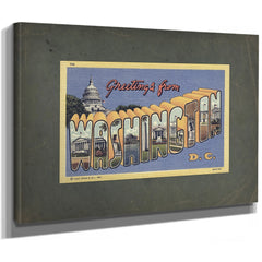 Washington Dc — Stretched Canvas Print | Bella Frye