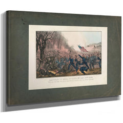 Battle of Mill Spring Ky Jan 19th 1862 1862 — Stretched Canvas Print | Bella Frye