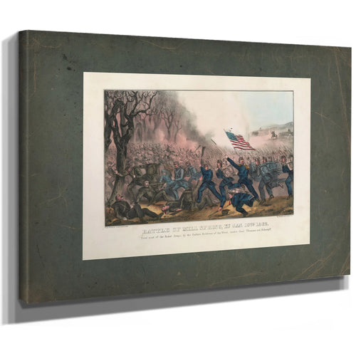 Battle of Mill Spring Ky Jan 19th 1862 1862 — Stretched Canvas Print | Bella Frye