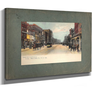 Harlems Gilded Promenade a Vanished Thoroughfare — Stretched Canvas Print | Bella Frye