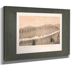 Battle of Perryvillethe Extreme Left Starkweathers Brigade 19th Century — Stretched Canvas Print | Bella Frye