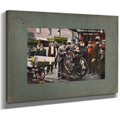 The Huddled Masses of Mulberry Bend — Stretched Canvas Print | Bella Frye