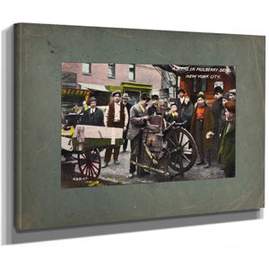 The Huddled Masses of Mulberry Bend — Stretched Canvas Print | Bella Frye