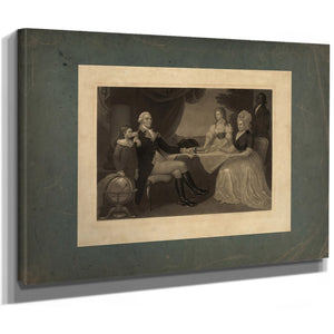 George Washington Parke Custis George Washington Eleanor Parke Custis Martha — Stretched Canvas Print | Bella Frye