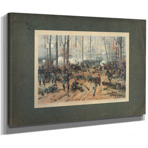 Battle of Shiloh 1888 — Stretched Canvas Print | Bella Frye