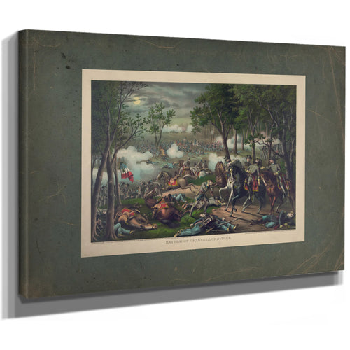 Battle of Chancellorsville 189 — Stretched Canvas Print | Bella Frye