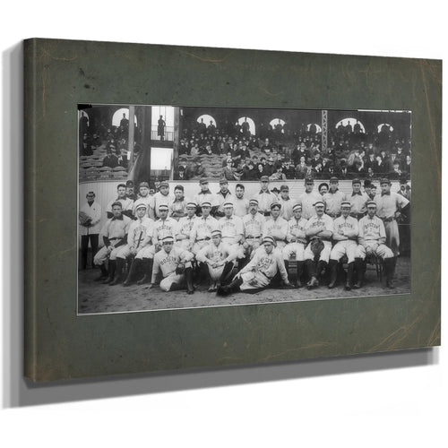 World Series Boston Americans B9d3 — Stretched Canvas Print | Bella Frye