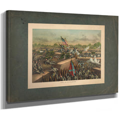 Fall of Petersburg 1893 — Stretched Canvas Print | Bella Frye