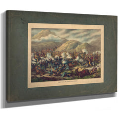 Battle of the Big Horn 1889 — Stretched Canvas Print | Bella Frye