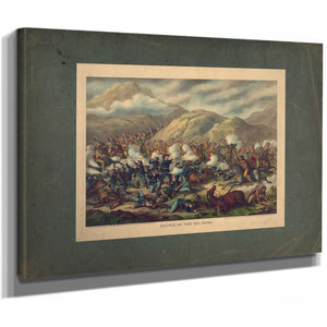 Battle of the Big Horn 1889 — Stretched Canvas Print | Bella Frye