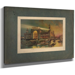 Electrical Building Worlds Columbian Exposition 1892 — Stretched Canvas Print | Bella Frye
