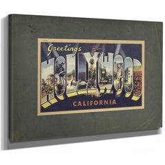 California Hollywood — Stretched Canvas Print | Bella Frye