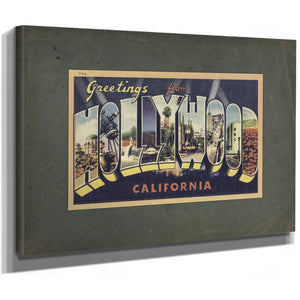 California Hollywood — Stretched Canvas Print | Bella Frye