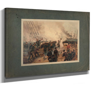 Kearsarce and Alabama 1887 — Stretched Canvas Print | Bella Frye