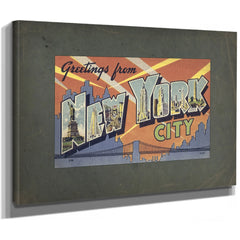 New York Nyc — Stretched Canvas Print | Bella Frye