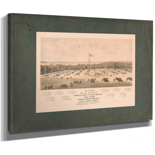 Camp Meigs 861 — Stretched Canvas Print | Bella Frye