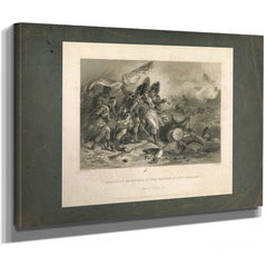 Death of Pakenham at the Battle of New Orleans 186 — Stretched Canvas Print | Bella Frye