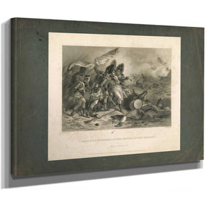 Death of Pakenham at the Battle of New Orleans 186 — Stretched Canvas Print | Bella Frye