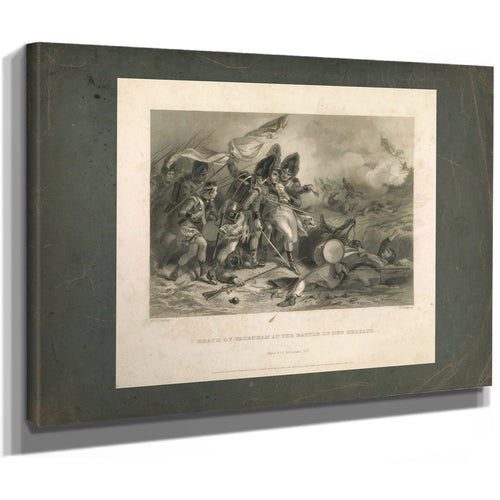 Death of Pakenham at the Battle of New Orleans 186 — Stretched Canvas Print | Bella Frye
