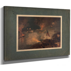 Battle of Port Hudson 1887 — Stretched Canvas Print | Bella Frye