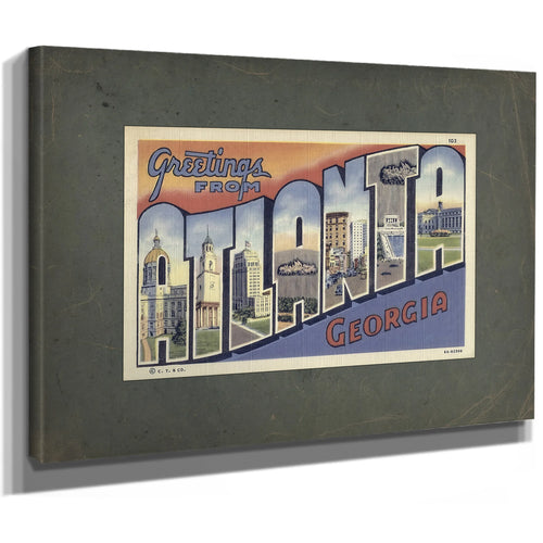 Georgia Atlanta — Stretched Canvas Print | Bella Frye