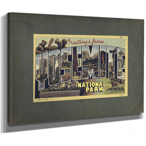 California Yosemite — Stretched Canvas Print | Bella Frye