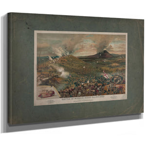 Battle of Mission Ridge Nov 25th 1863 1886 — Stretched Canvas Print | Bella Frye