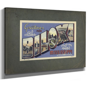 Mississippi Biloxi — Stretched Canvas Print | Bella Frye