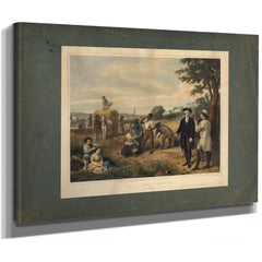 Life of George Washingtonthe Farmer 1854 — Stretched Canvas Print | Bella Frye