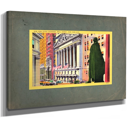 The Temple of Fortune Wall Streets Gilded Altar — Stretched Canvas Print | Bella Frye