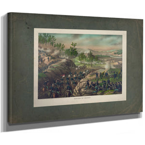 Battle of Resacamay 13 to 16 1864 1889 — Stretched Canvas Print | Bella Frye