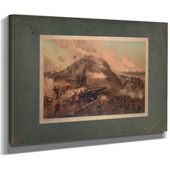 Capture of Fort Fisher 1887 — Stretched Canvas Print | Bella Frye