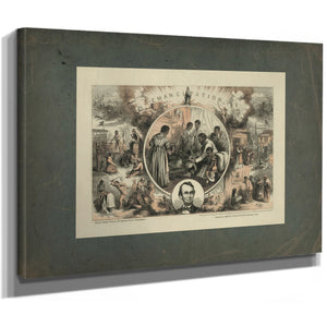 Emancipation 1865 — Stretched Canvas Print | Bella Frye