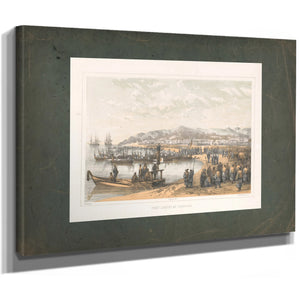 First Landing at Gorahama 1856 — Stretched Canvas Print | Bella Frye