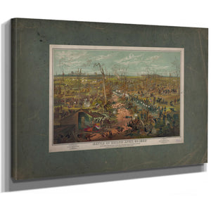 Battle of Shiloh April 6th 1862 1862 — Stretched Canvas Print | Bella Frye