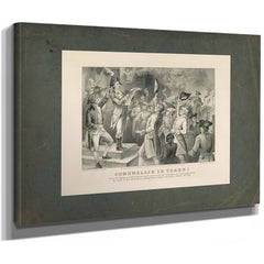 Cornwallis is Taken! Lieut Co Tighlman of Washingtons Staff Announcing the S — Stretched Canvas Print | Bella Frye