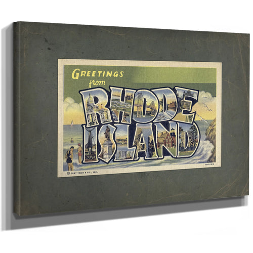 Rhode Island — Stretched Canvas Print | Bella Frye