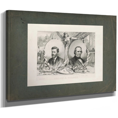 Grant Wilson 1872 — Stretched Canvas Print | Bella Frye