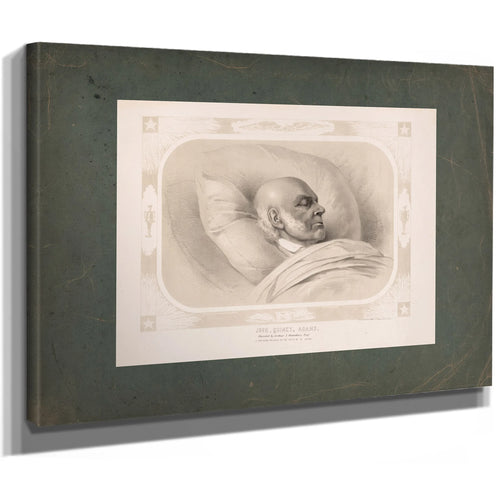 John Quincy Adams 19th Century — Stretched Canvas Print | Bella Frye