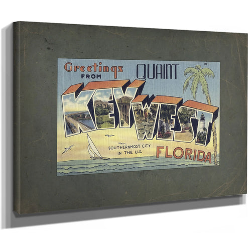 Florida Key West — Stretched Canvas Print | Bella Frye