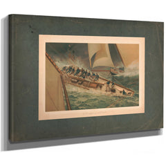 Dash Around the Lightship 1887 — Stretched Canvas Print | Bella Frye