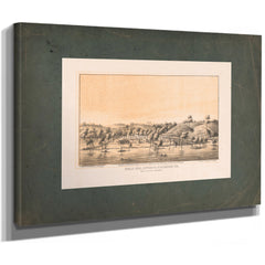 Belle Isle Opposite Richmond Va 1866 — Stretched Canvas Print | Bella Frye