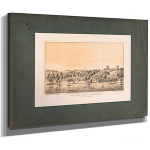 Belle Isle Opposite Richmond Va 1866 — Stretched Canvas Print | Bella Frye